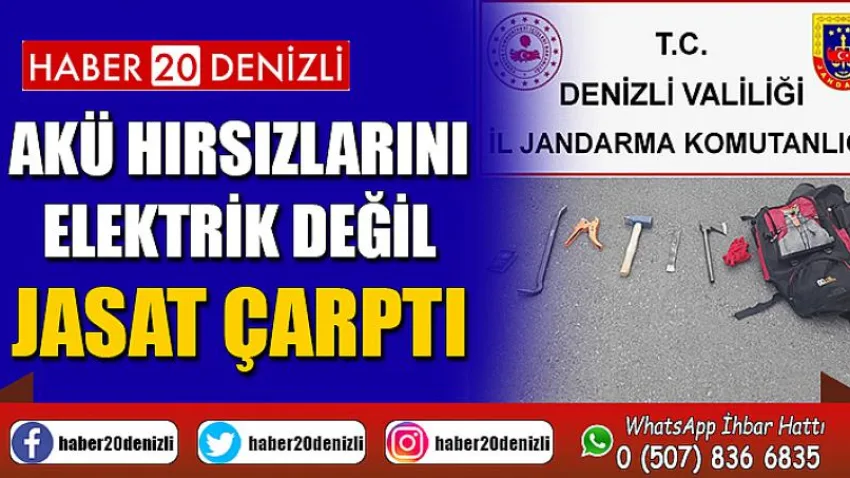Akü Hırsızlarını Elektrik Değil Jasat Çarptı