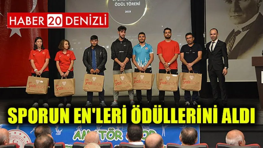 Sporun En'leri Ödüllerini Aldı