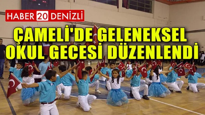 Çameli'de Geleneksel Okul Gecesi Düzenlendi