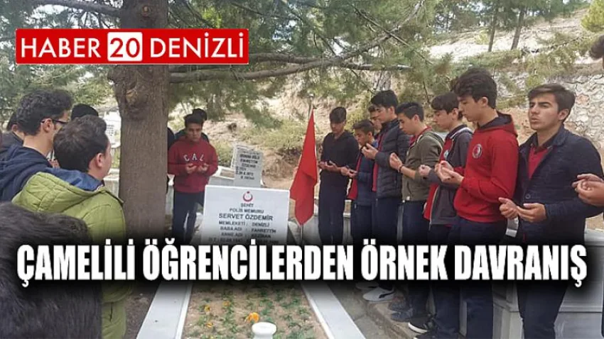 Çamelili Öğrencilerden Örnek Davranış