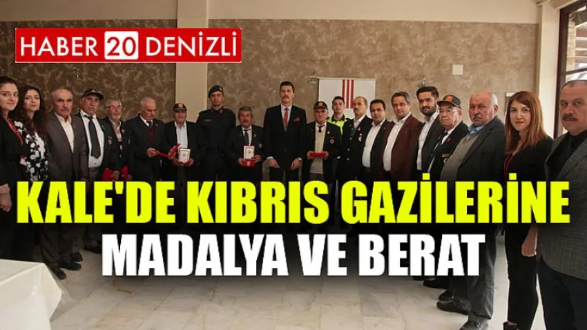 Kale'de Kıbrıs Gazilerine Madalya ve Berat
