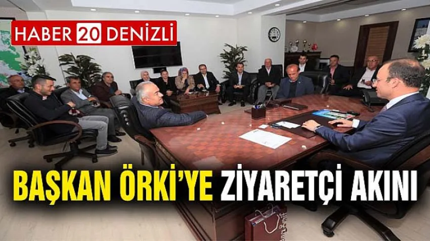 Başkan Örki’ye Ziyaretçi Akını