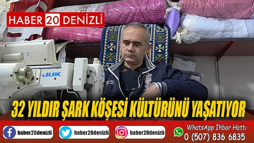 32 yıldır şark köşesi kültürünü yaşatıyor