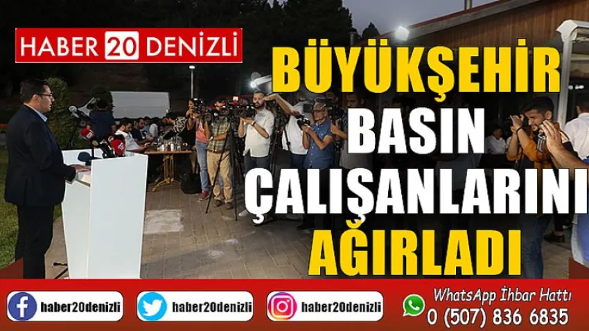 Büyükşehir basın çalışanlarını ağırladı