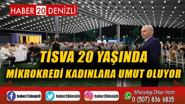 TİSVA 20 yaşında / Mikrokredi kadınlara umut oluyor