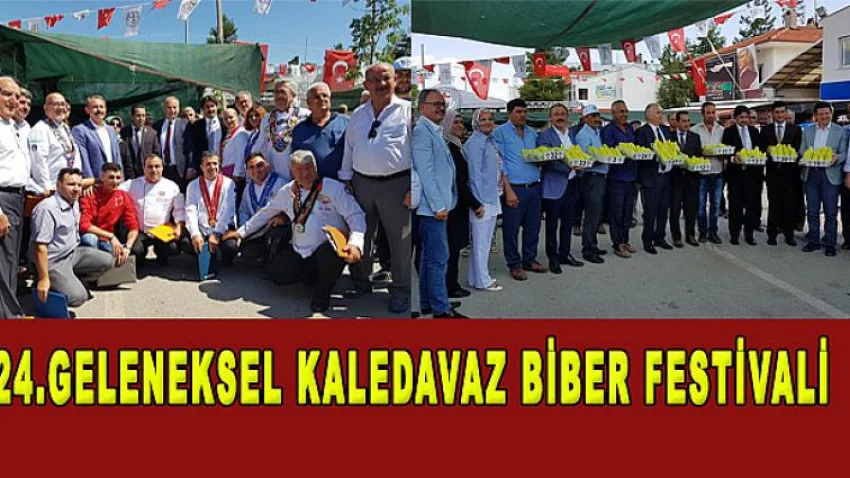 24.Geleneksel Kaledavaz Biber Festivali