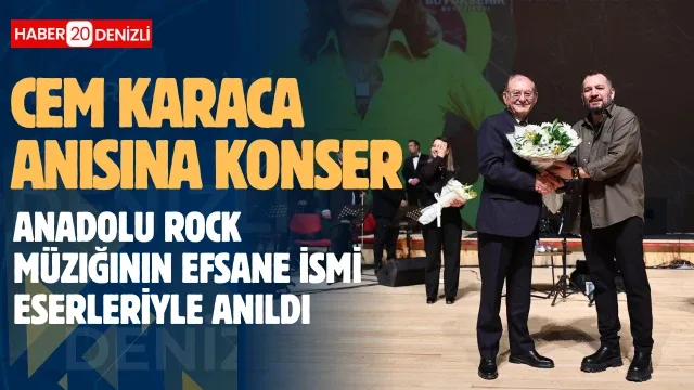 Denizli Büyükşehir’den Cem Karaca anısına konser
