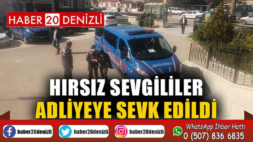 25 bin TL’lik kablo çalan hırsız sevgililer adliyeye sevk edildi