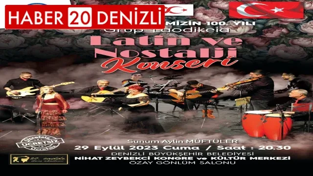 Denizli’de Latin ve nostalji konseri