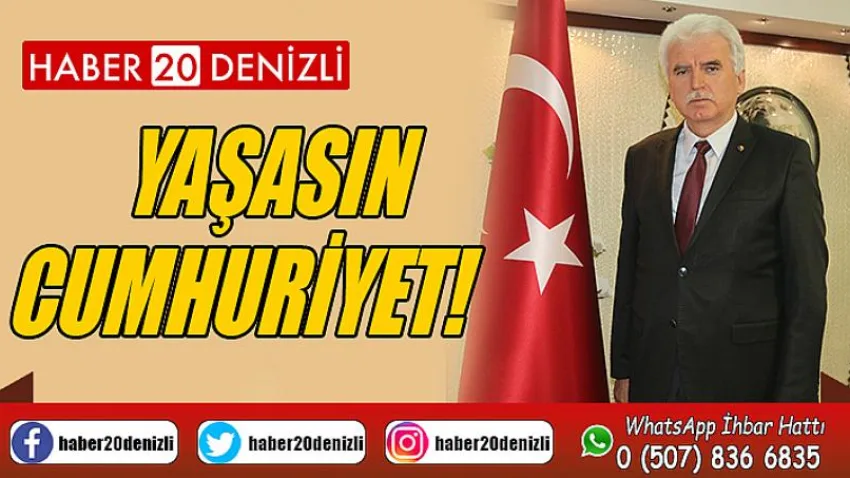 Başkan Tefenlili: Yaşasın Cumhuriyet!