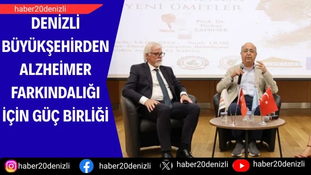Denizli Büyükşehirden Alzheimer farkındalığı için güç birliği