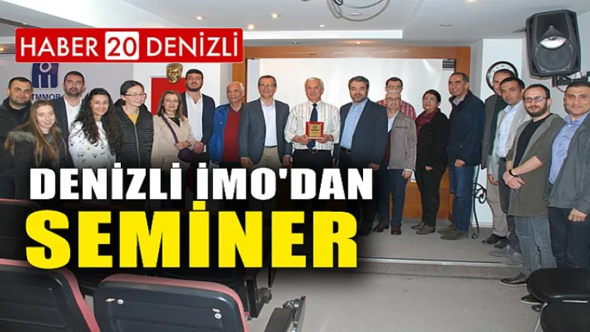 Denizli İmo'dan Seminer