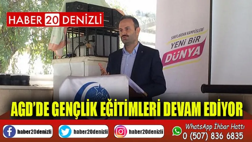 Agd’de Gençlik Eğitimleri Devam Ediyor