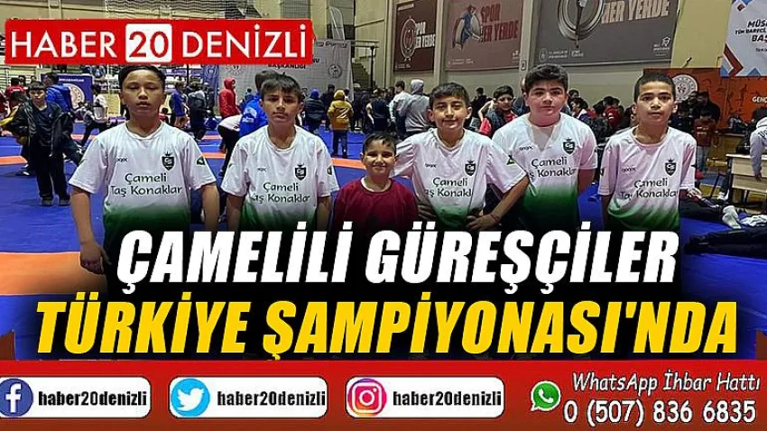 Çamelili Güreşçiler Türkiye Şampiyonası'nda