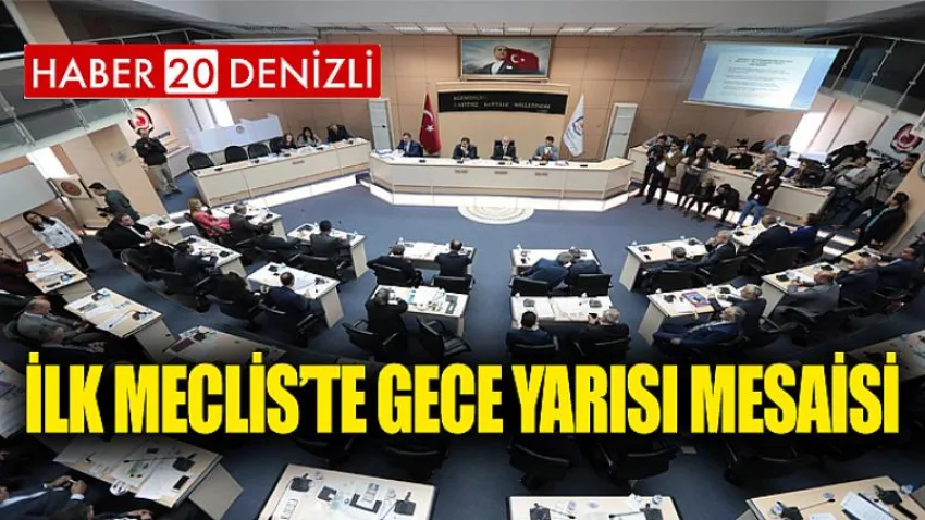 İlk Meclis’te Gece Yarısı Mesaisi