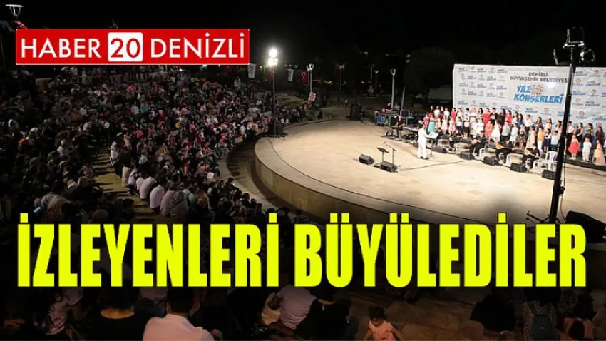 Yılsonu konserlerinde Büyükşehir Çocuk Korosu coşkusu