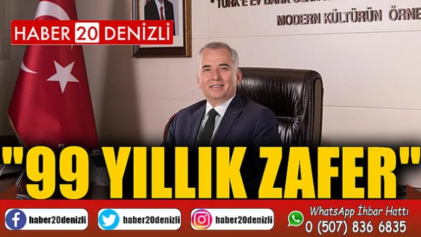 Başkan Osman Zolan'dan 30 Ağustos mesajı