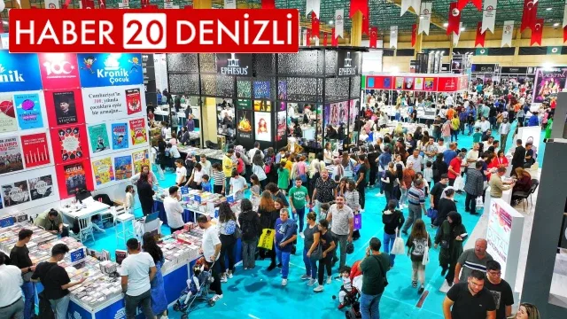 Denizli’de Kitap Fuarı’nı 309 bin kişi ziyaret etti