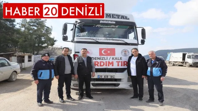 Kale Belediyesinden Hatay İskenderun'a Yardım Tırı