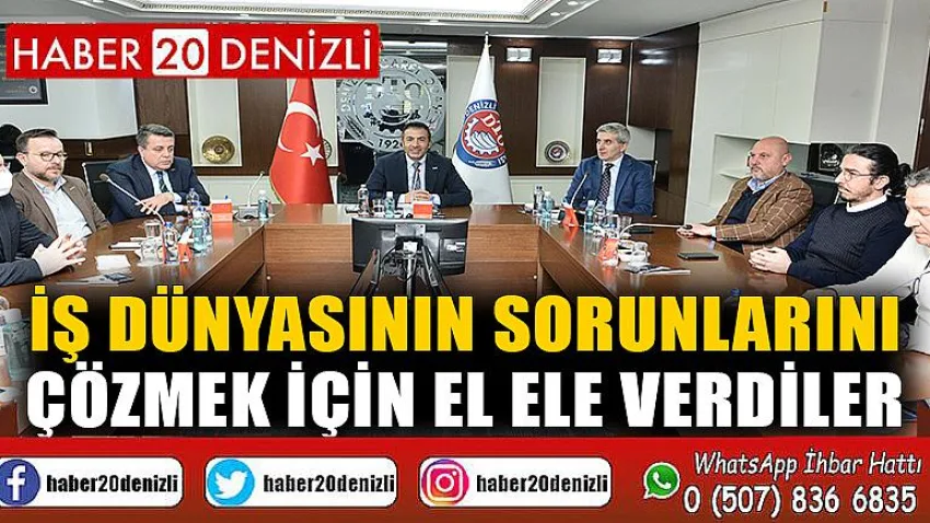 İş Dünyasının Sorunlarını Çözmek için El Ele Verdiler