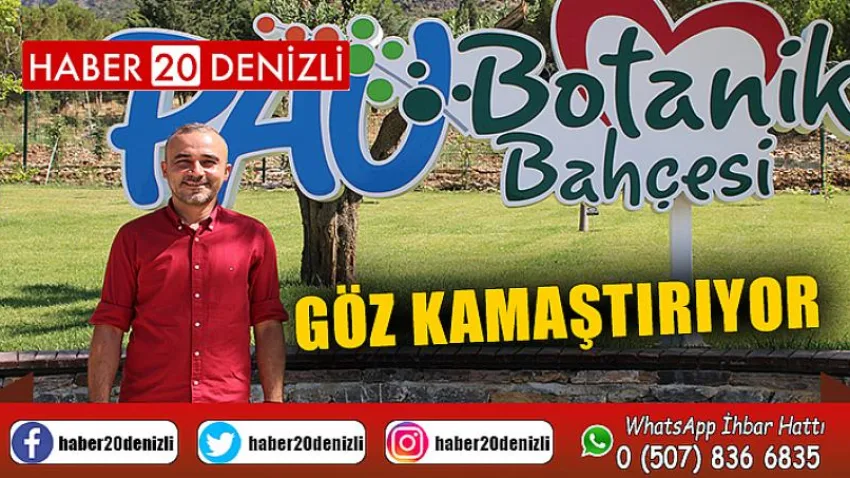 850 türü barındıran PAÜ Botanik Bahçesi göz kamaştırıyor