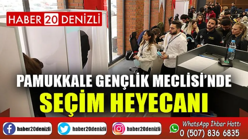 Pamukkale Gençlik Meclisi’nde Seçim Heyecanı