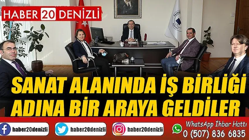 Sanat Alanında İş Birliği Adına Bir Araya Geldiler