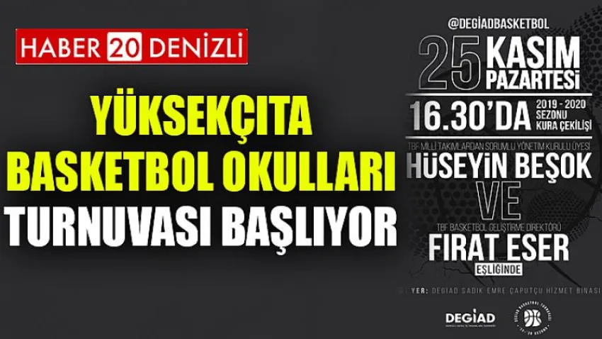 Yüksekçıta Basketbol Okulları Turnuvası Başlıyor
