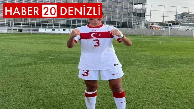 Denizlili bayan futbolcuya milli gurur