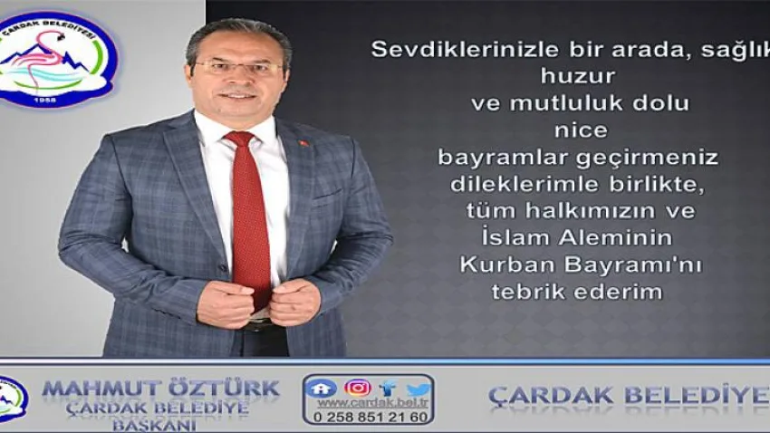 Başkan Öztürk'ten Kurban Bayramı Mesajı