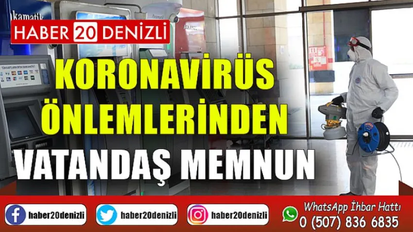Koronavirüs Önlemlerinden Vatandaş Memnun