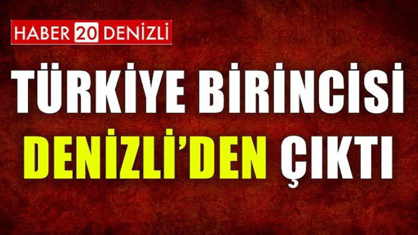 Türkiye Birincisi Denizli'den Çıktı