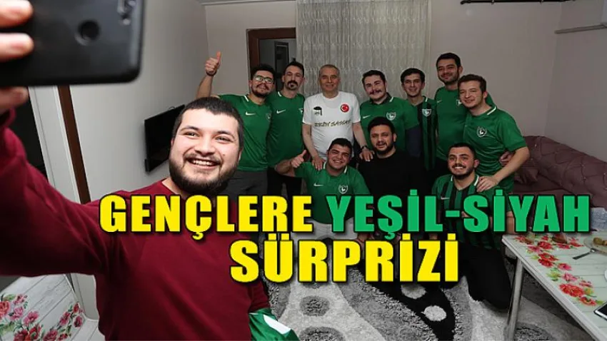 Gençlere Yeşil-siyah Sürprizi