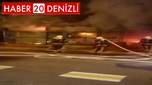 Market alev alev yandı