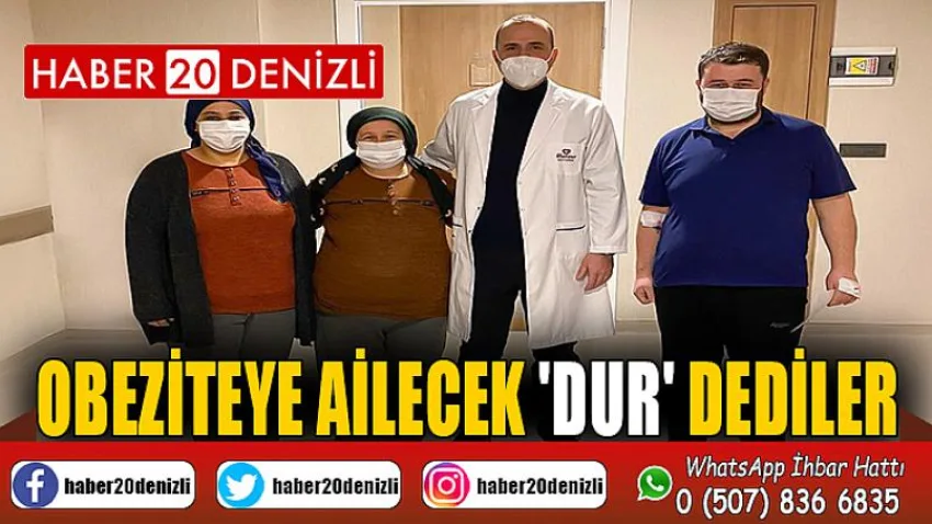 Obeziteye ailecek 'dur' dediler