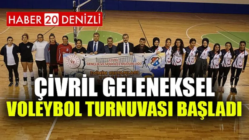 Çivril Geleneksel Voleybol Turnuvası Başladı