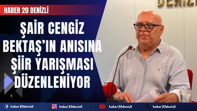 Şair Cengiz Bektaş’ın anısına şiir yarışması düzenleniyor