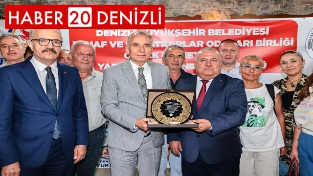 Denizli Büyükşehirden esnaf odalarına dev destek