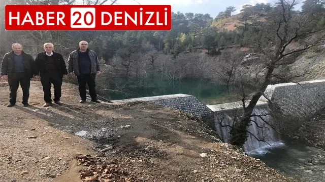 Çameli'nde taşkınların önüne geçiliyor