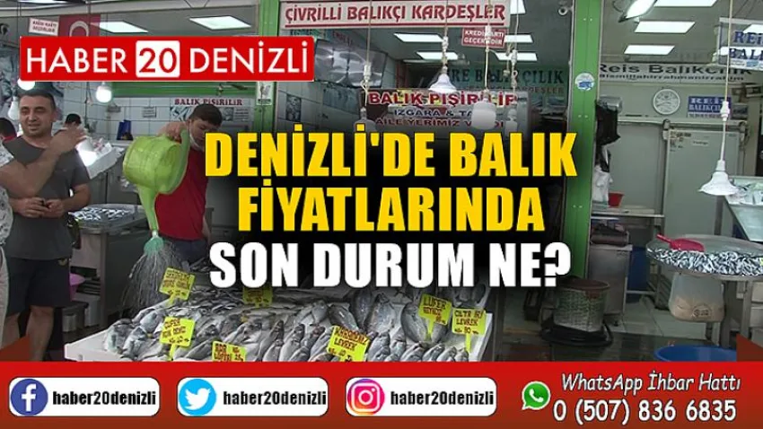 Denizli'de Balık Fiyatlarında Son Durum Ne?