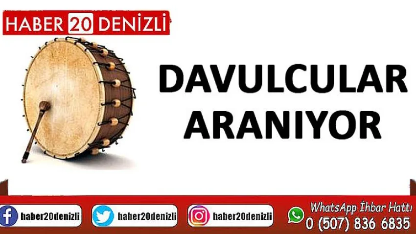 Ramazan Davulcuları Aranıyor