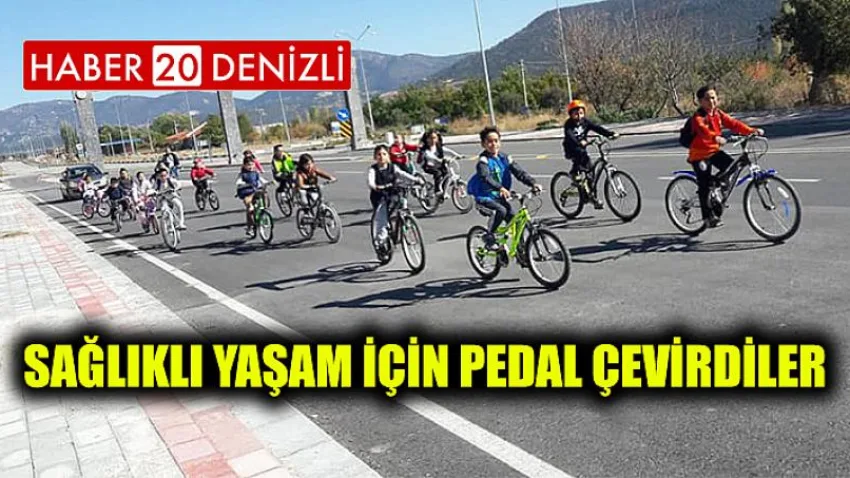 Sağlıklı Yaşam İçin Pedal Çevirdiler