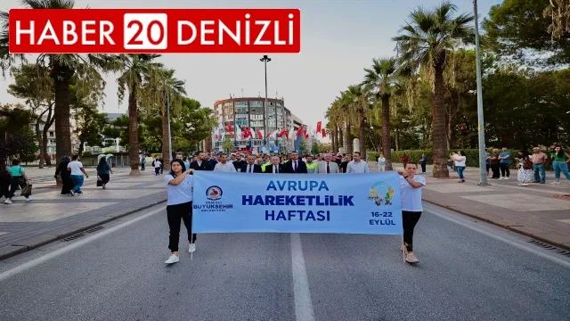 Avrupa Hareketlilik Haftası Denizli’de coşkuyla kutlandı