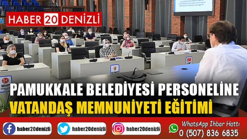 Pamukkale Belediyesi Personeline Vatandaş Memnuniyeti Eğitimi