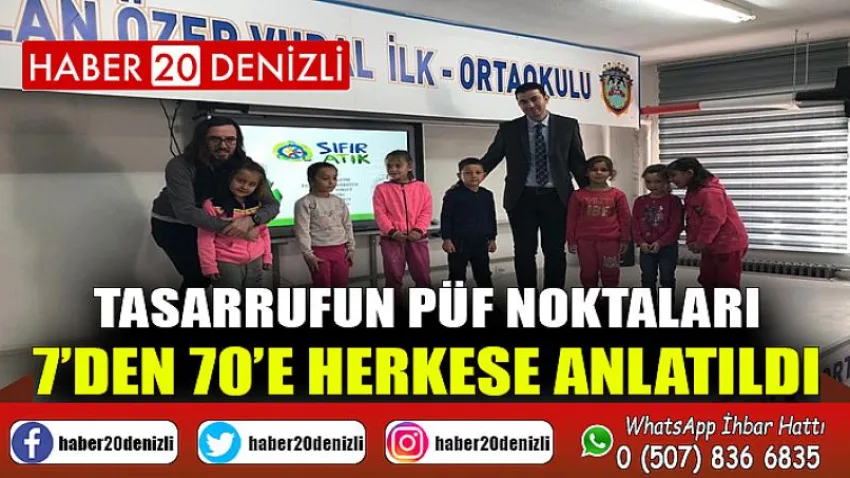 Tasarrufun püf noktaları 7’den 70’e herkese anlatıldı