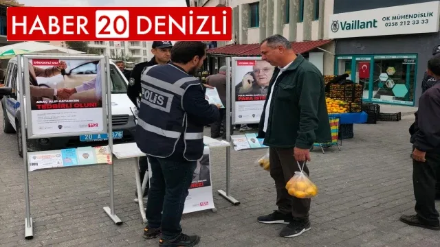 Buldan polisi vatandaşları dolandırıcılık ve hırsızlık olaylarına karşı bilgilendirdi