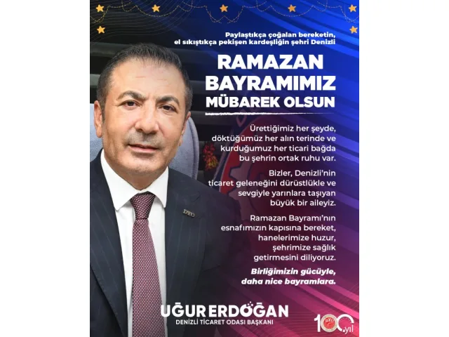 Denizli Ticaret Odası Bayram Kutlaması