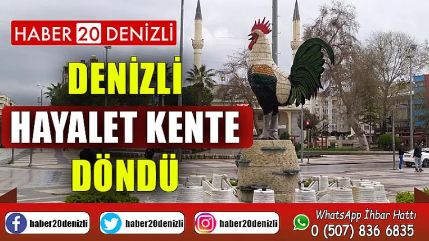 Denizli hayalet kente döndü