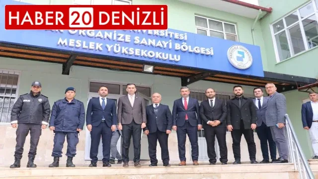 Çardak OSB MYO Öğrencileri, Çardak İlçe Protokolü İle Bir Araya Geldi