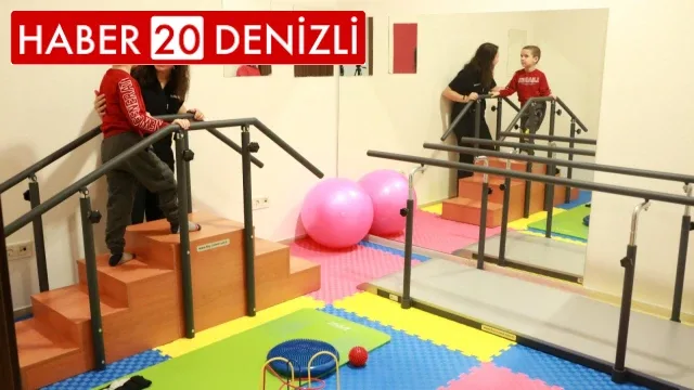 Tekden’de çocuklar özel fizik tedavi ünitesi açıldı
